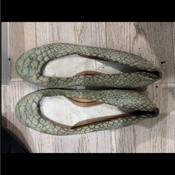 Maison Martin Margiela snake skin flats #green - Picture 7 of 8